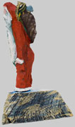 Weihnachtsmann 1104, Holzskulptur